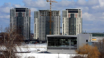 Mājokļu komplekss "Skanstes virsotnes". Foto: Lita Krone, LETA
