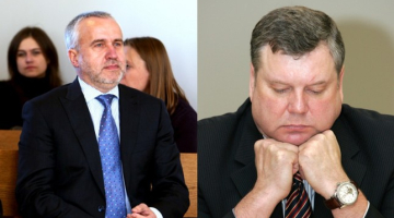 Andris Šķēle (K) un Jānis Urbanovičs (L). Foto: Nora Krevneva, Aigars Eglīte, F64