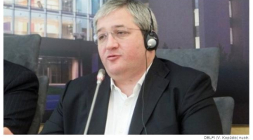 Givi Targamadze. Ekrānšāviņš no portāla Lrt.lt