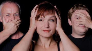 Tālivaldis Lasmanis, Anna Putniņa un Imants Strads izrādē "Trio"