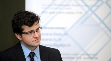 Roberta Ķīļa bijušais padomnieks Reinis Tukišs. Foto: Ieva Čīka, LETA