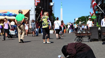 Ubadze Kaļķu ielā Vecrīgā. Foto: Edijs Pālens, LETA