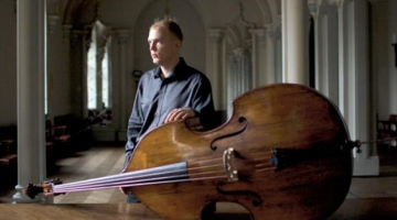 Kontrabasists Gunārs Upatnieks. Publicitātes foto