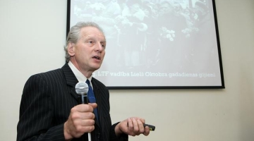 Bijušais Latvijas Tautas frontes priekšsēdētājs priekšsēdētājs Dainis Īvāns. Foto: Ieva Čīka, LETA