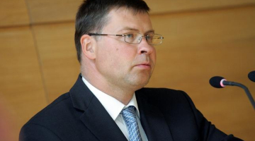 Ministru prezidents Valdis Dombrovskis. Foto: Lita Krone, LETA