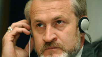 Čečenu trimdas valdības vadītājs Ahmeds Zakajevs. Autors: Martin Hayhow, AFP/LETA