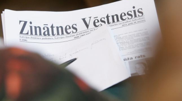 Zinātnes Vēstnesis. Foto: Raitis Plauks, F64