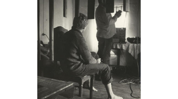 Fotogrāfija ar Hardiju Lediņu un Nilu Īli,