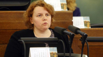 Saeimas deputāte Inita Bišofa nolēmusi no Reformu partijas nestāties "Vienotībā". Foto: Edijs Pālens, LETA