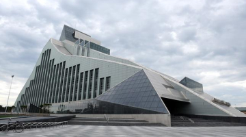 Latvijas Nacionālā bibliotēka. Publicitātes foto