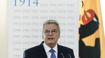Vācijas prezidents Joahims Gauks. Foto: AFP/LETA