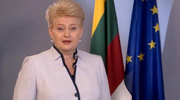Lietuvas prezidente Daļa Grībauskaite.