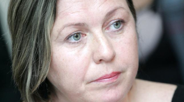 Rakstniece Nora Ikstena. Foto: Ieva Čīka, LETA