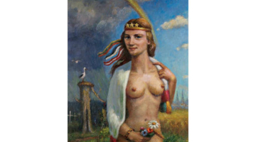 Aleksandra Lagimova glezna "Baltija". Foto no galerijas mājas lapas