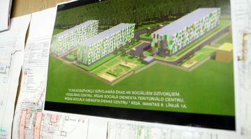 Imantas sociālo māju projekts. Foto: Edijs Pālens, LETA