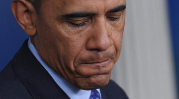 ASV prezidents Baraks Obama preses konferencē, sniedzot paziņojumu par situāciju Irākā. Foto: AFP/LETA