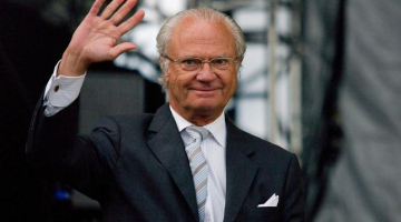 Zviedrijas karalis Kārlis XVI Gustavs.