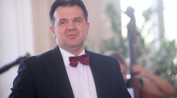 "Collegium Musicum Riga" mākslinieciskais vadītājs un diriģents Māris Kupčs. Foto Ieva Lūka, LETA