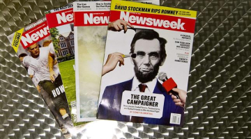 Žurnāla "Newsweek" numuri. Foto: AFP/LETA