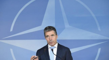 NATO ģenerālsekretārs Anderss Fogs Rasmusens. Foto: AFP/LETA
