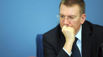 Ārlietu ministrs Edgars Rinkēvičs. Foto: Edijs Pālens, LETA