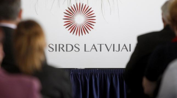 Sauklis Ingunas Sudrabas partijas dibināšanas sapulcē. Foto: Kaspars Krafts, F64