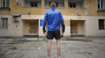 Ukrainas austrumpilsētiņa Kramatorska. Starplaikā starp apšaudēm. Foto: EPA/LETA