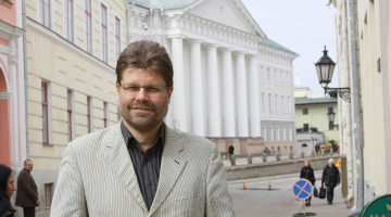 Riho Altnurme - Baznīcas vēstures profesors Tartu Universitātes Teoloģijas fakultātē. Autoru foto