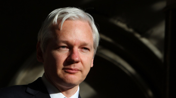 "WikiLeaks" dibinātājs Džūljens Asanžs. Foto: AFP/LETA