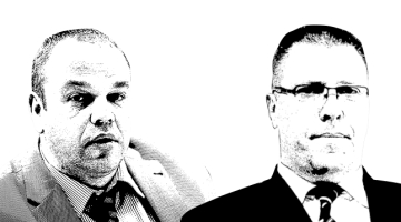 Pieredzējuši ekonomisko noziegumu apkarotāji — Ekonomikas policijas šefs Gatis Gudermanis (pa kreisi) un viņa priekštecis šajā amatā Rauls Kviesītis — pievērsušies ekonomikas sildīšanai, iesaistoties uzņēmējdarbībā. Ar policistiem saistītā firma šogad uzvarējusi konkursos par nelegālo cigarešu iznīcināšanu.