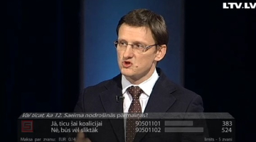 Jurģis Liepnieks LTV raidījumā "Sastrēgumstunda".