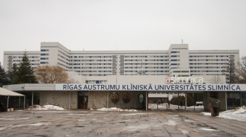 Rīgas Austrumu klīniskā slimnīca. Foto: Evija Ziediņa, F64