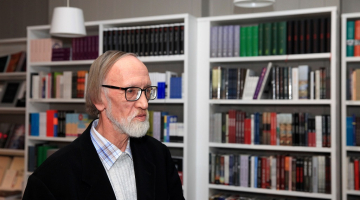 Dzejnieks Leons Briedis. Foto: Ieva Čīka, LETA