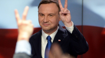 Konservatīvo partijas pārstāvis Andžejs Duda. Foto: AFP/LETA