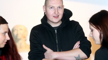 Mākslinieks Kristians Brekte. Foto - Kaspars Krafts, F64