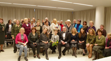 Ir domubiedri pēc koncerta kopā ar diriģentu Jāni Stafecki un vijolnieku Daniilu Bulajevu.