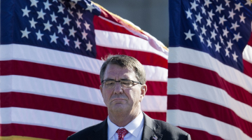 ASV aizsardzības ministrs Eštons Kārters. Foto: AFP/LETA