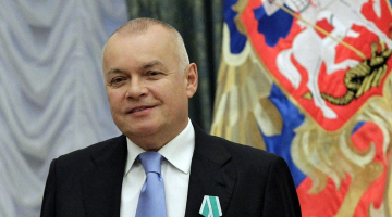 Kremļa propagandists Dmitrijs Kiseļovs. Foto: AFP/LETA
