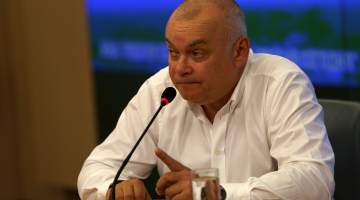 Krievijas galvenais propagandists Dmitrijs Kiseļovs. Foto: AFP/LETA