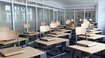 Mācību klase renovētajā Johana Gotfrīda Herdera Rīgas Grīziņkalna vidusskolā. Foto: Evija Trifanova, LETA