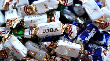 "Laimas" konfektes. Foto: Ieva Lūka, LETA