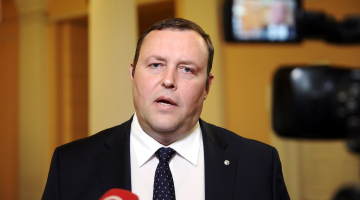 Iekšlietu ministrs Rihards Kozlovskis. Foto: Ieva Čīka, LETA