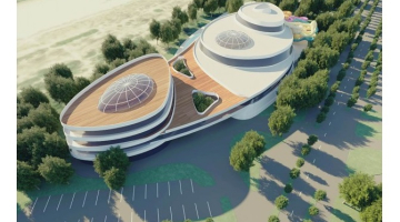 Liepājas akvaparka un kūrorta kompleksa projekts. Foto no portāla "liepajniekiem.lv"