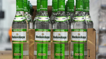 Degvīns "Moskovskaya". Foto: Ieva Lūka, LETA