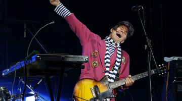 Krievijas grupas "Mumiy Troll" solists Iļja Lagutenko. Foto: ITAR-TASS/LETA