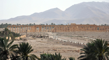 Senās Palmīras drupas. Foto: AFP/LETA