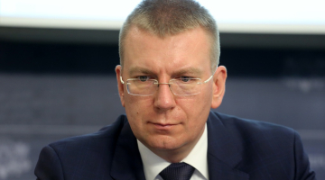 Ārlietu ministrs Edgars Rinkēvičs. Foto: Evija Trifanova