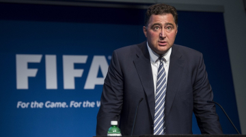 FIFA pārstāvis Domeniko Skala. Foto: EPA/LETA