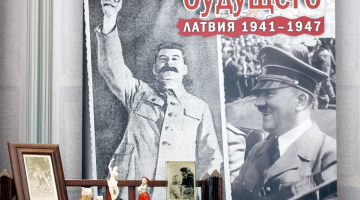 2012.gads. Saeimas deputāta Jāņa Urbanoviča (SC) un līdzautoru Igora Jurgena un Jura Paidera otrās grāmatas par Latvijas vēsturi "Nākotnes melnraksti. Latvija 1941.-1947." prezentācijas pasākums. Foto: Ieva Čīka, LETA