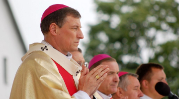 Zbigņevs Stankevičs Aglonas svētkos. Foto: Inga Nestere, F64